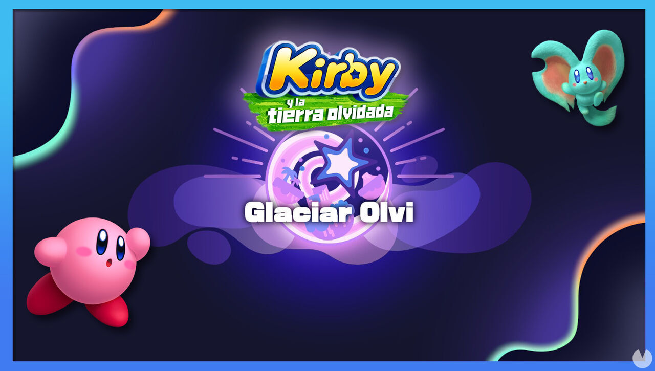 Glaciar Olvi en Kirby y la tierra olvidada: Fragmentos de alma - Kirby y la tierra olvidada