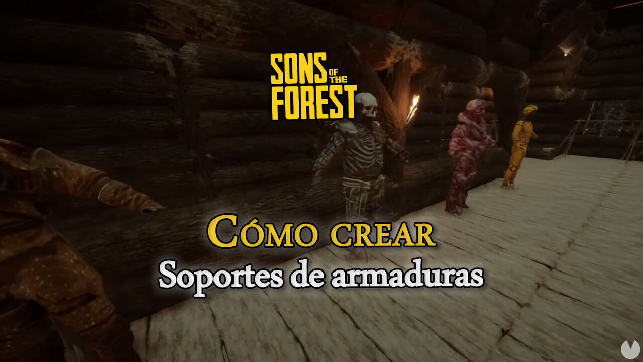 Sons of the Forest: Cmo crear un soporte de armadura y para qu sirve - Sons of the Forest