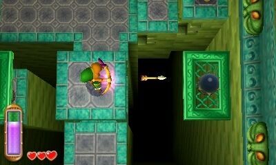 Efecto 3D en Zelda A Link Between Worlds