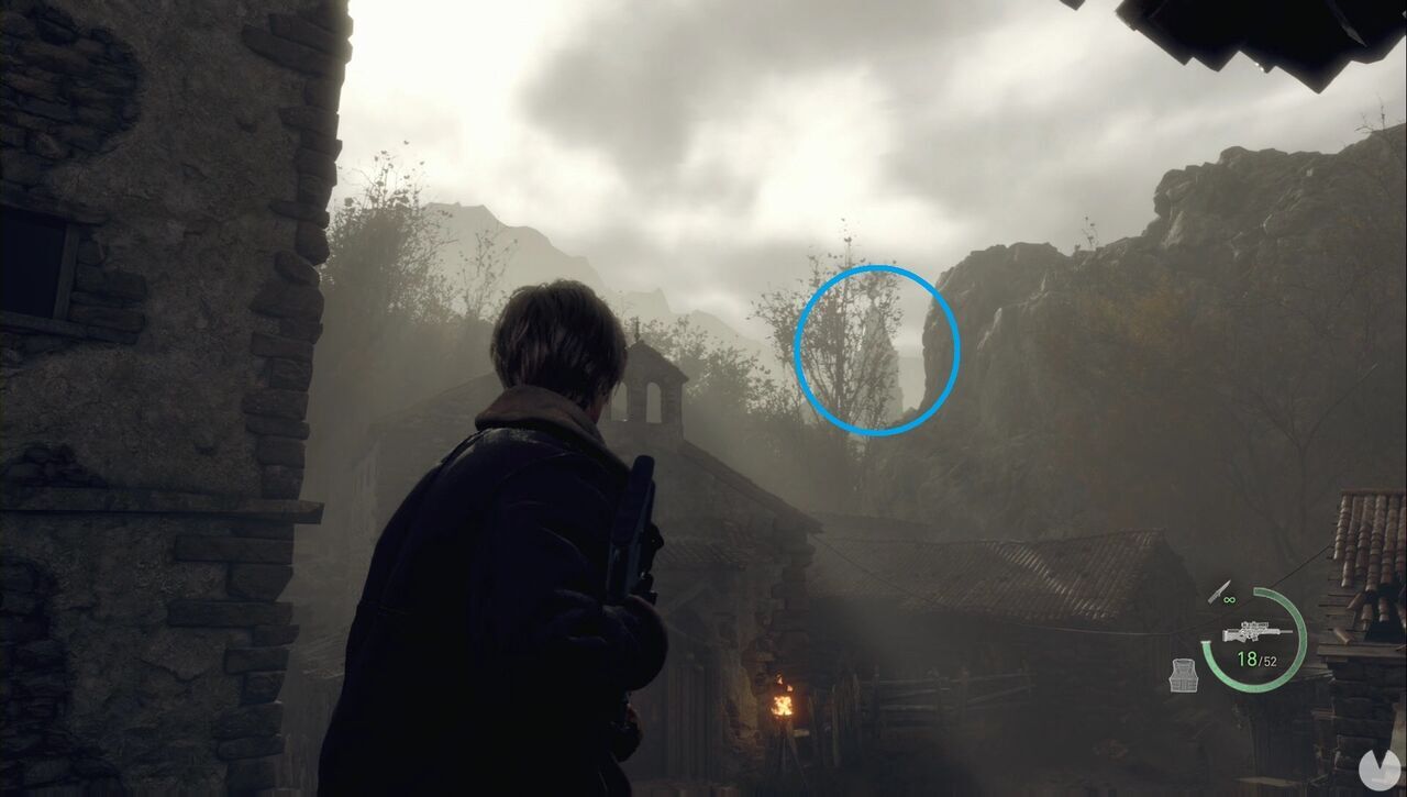 Resident Evil 4 Remake - Village fight skip: bell tower location