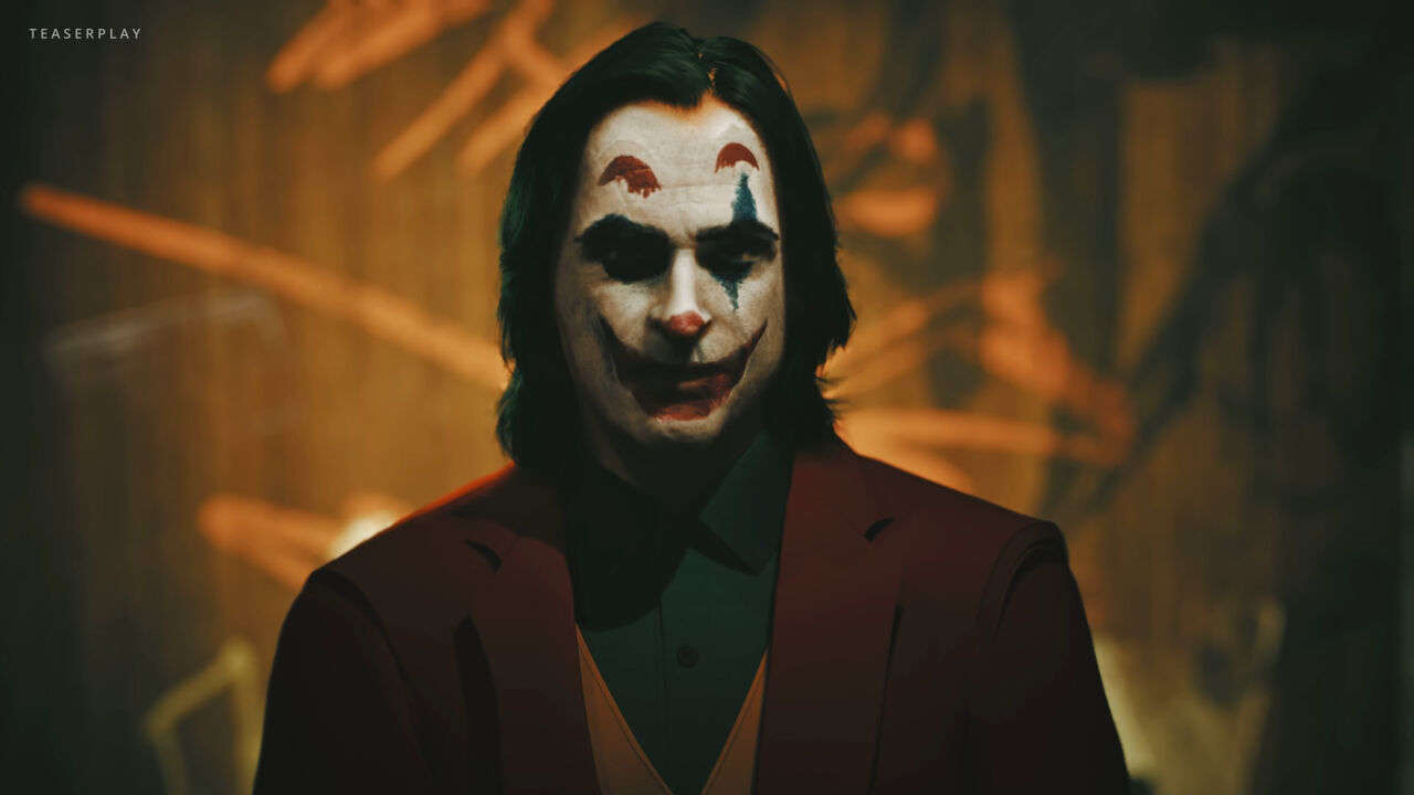 Imaginan un videojuego del Joker en mundo abierto con Joaquin Phoenix perfectamente recreado