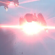 Helldivers 2 Enemigo Nave cañonera