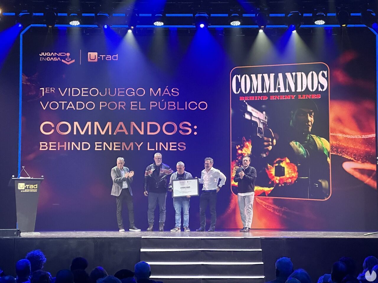 El voto popular elige a Commandos como mejor videojuego español, seguido de Blasphemous y La Abadía del Crimen. Noticias en tiempo real