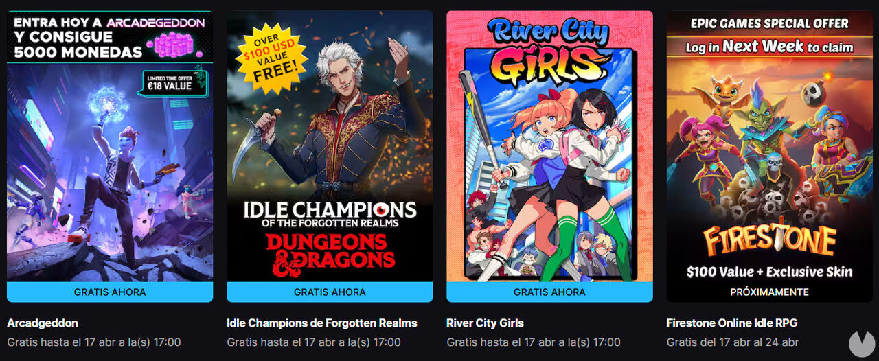 Nuevo juego gratis de Epic Games Store.