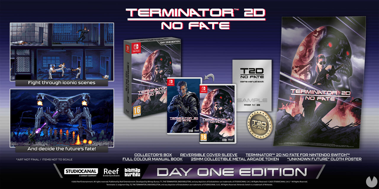 Terminator 2D: No Fate ediciones especiales disponibles en España confirma Meridiem