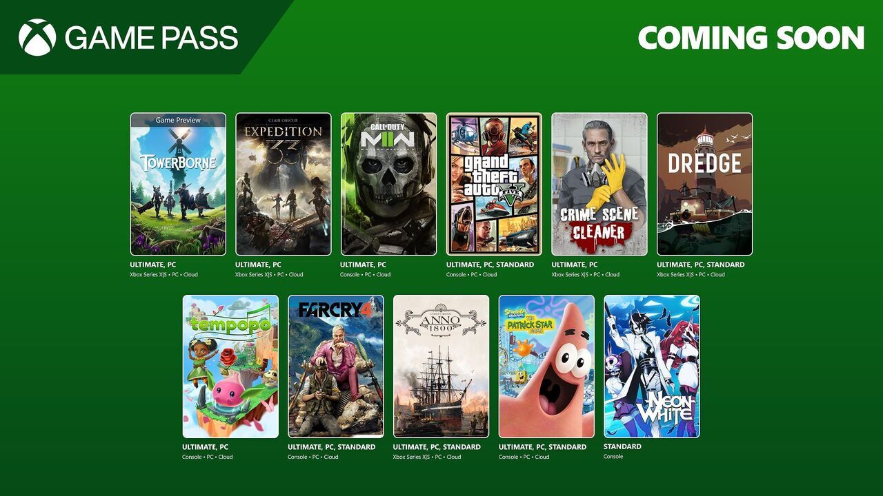 GTA V y Clair Obscur: Expedition 33 encabezan la nueva tanda de juegos que llegan a Xbox Game Pass en abril. Noticias en tiempo real