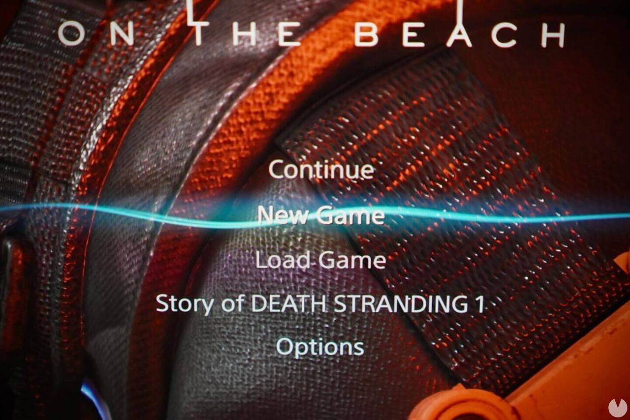 Death Stranding 2 main menu