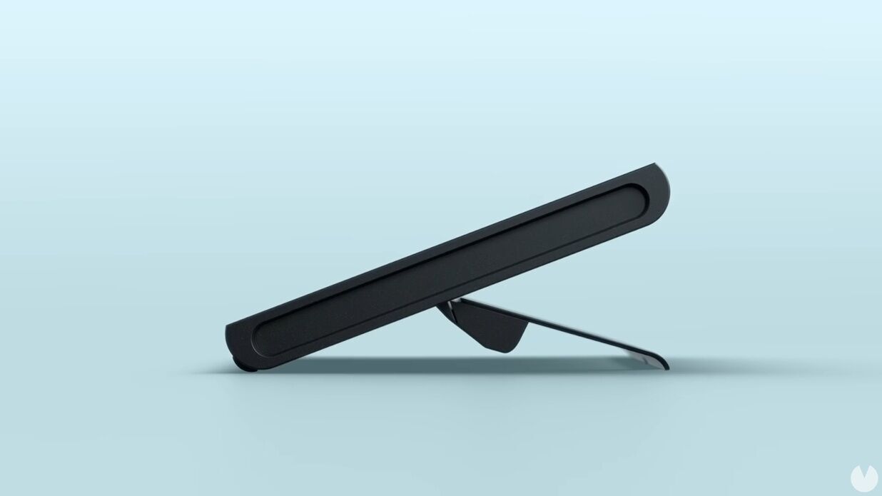 Imagen del soporte de Nintendo Switch 2 del vídeo del primer vistazo de la consola