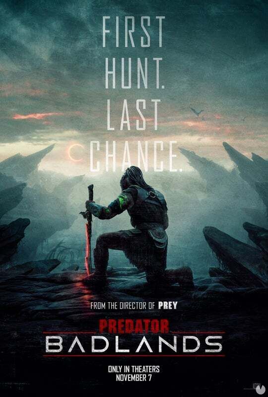 Poster oficial Predator Badlands
