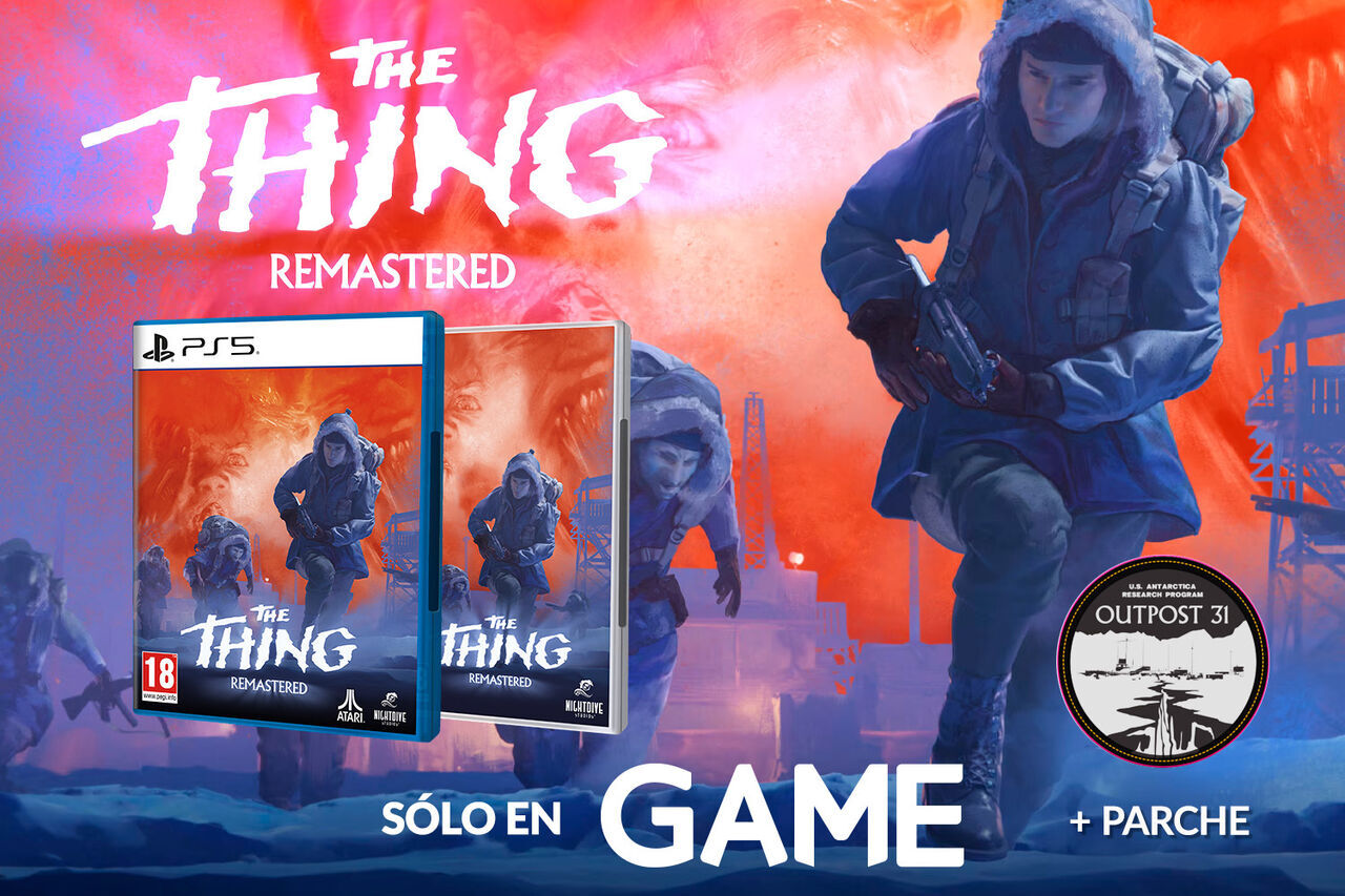 Reserva The Thing: Remastered y su Deluxe Edition, exclusiva en GAME y llévate un parche exclusivo de regalo