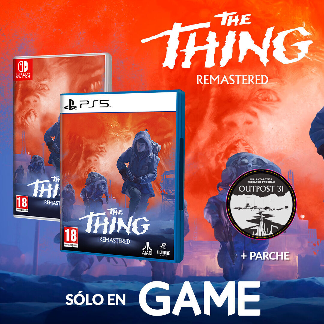 Reserva The Thing: Remastered y su Deluxe Edition, exclusiva en GAME y llévate un parche exclusivo de regalo