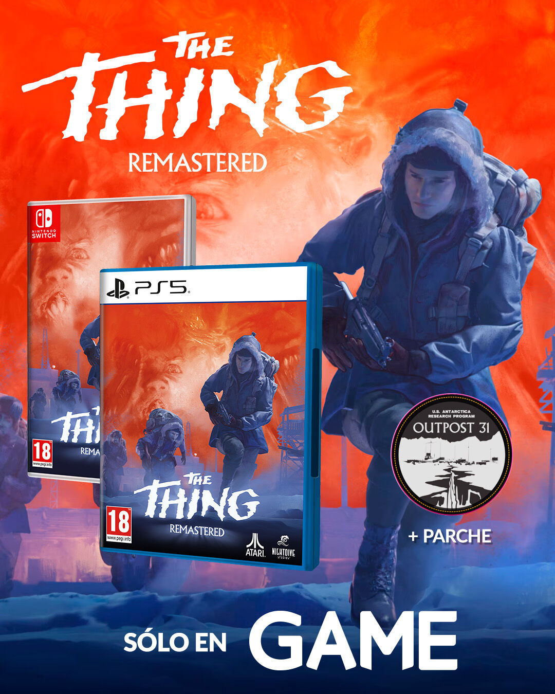 Reserva The Thing: Remastered y su Deluxe Edition, exclusiva en GAME y llévate un parche exclusivo de regalo
