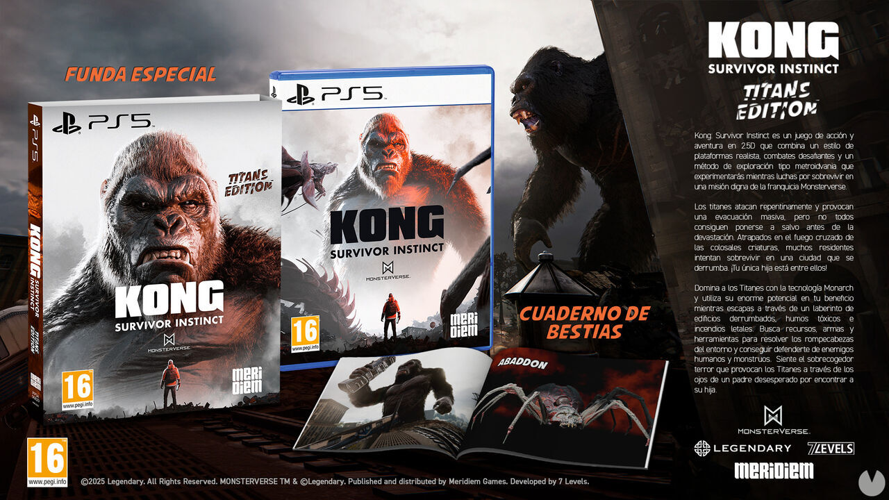 Este peculiar juego de King Kong tendrá edición física y saldrá este año, sólo para PlayStation 5. Noticias en tiempo real
