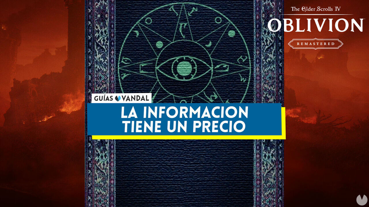 La informacin tiene un precio al 100% en Oblivion Remastered - The Elder Scrolls IV: Oblivion Remastered