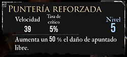 Clair Obscur: Expedition 33 - Características del pictos Puntería reforzada