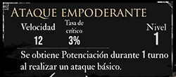 Clair Obscur: Expedition 33 - Características del pictos Ataque empoderante