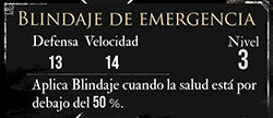 Clair Obscur: Expedition 33 - Características del pictos Blindaje de emergencia