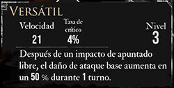 Clair Obscur: Expedition 33 - Características del pictos Versátil