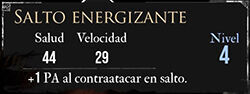 Clair Obscur: Expedition 33 - Características del pictos Salto energizante