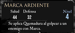 Clair Obscur: Expedition 33 - Características del pictos Marca ardiente