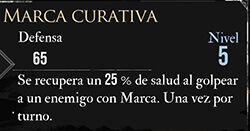Clair Obscur: Expedition 33 - Características del pictos Marca curativa