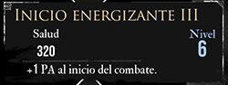 Clair Obscur: Expedition 33 - Características del pictos Inicio energizante III