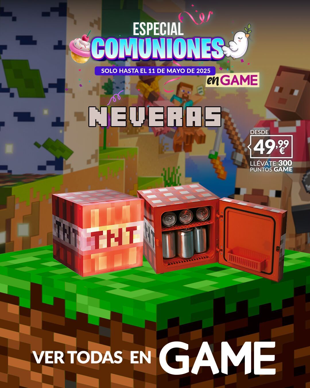 Descubre el Especial Comuniones en GAME con ofertas en consolas, móviles, merchandising y más