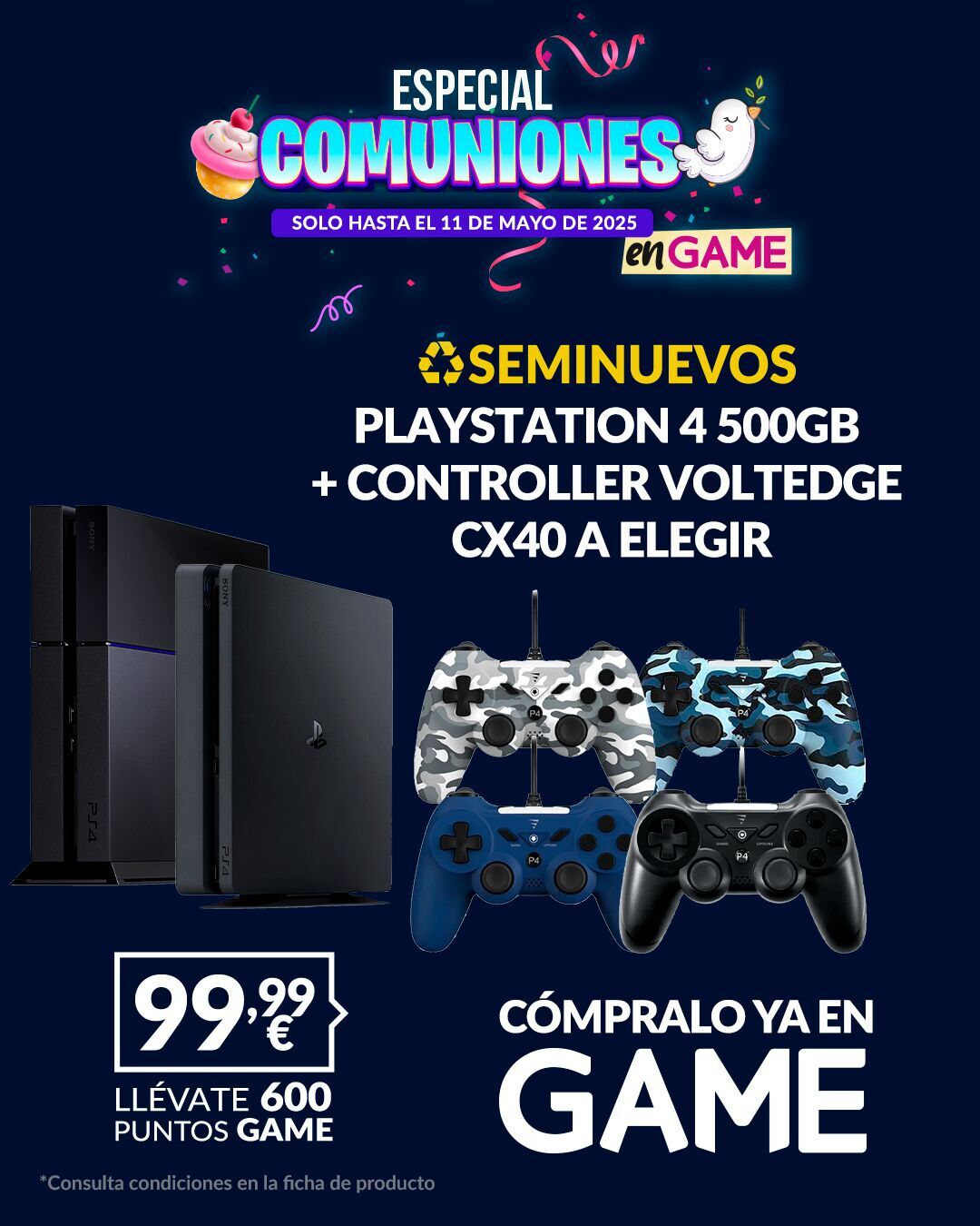 Descubre el Especial Comuniones en GAME con ofertas en consolas, móviles, merchandising y más