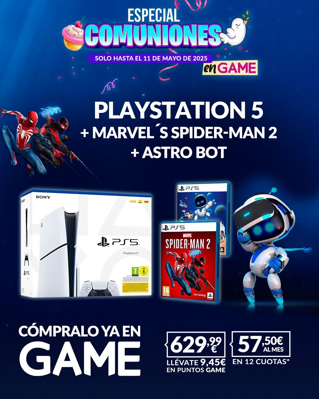 Descubre el Especial Comuniones en GAME con ofertas en consolas, móviles, merchandising y más