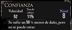 Clair Obscur: Expedition 33 - Características del pictos Confianza