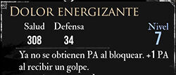 Clair Obscur: Expedition 33 - Características del pictos Dolor energizante