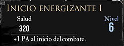 Clair Obscur: Expedition 33 - Características del pictos Inicio energizante I