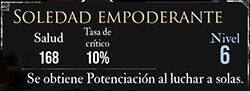 Clair Obscur: Expedition 33 - Características del pictos Soledad empoderante