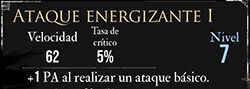 Clair Obscur: Expedition 33 - Características del pictos Ataque energizante I