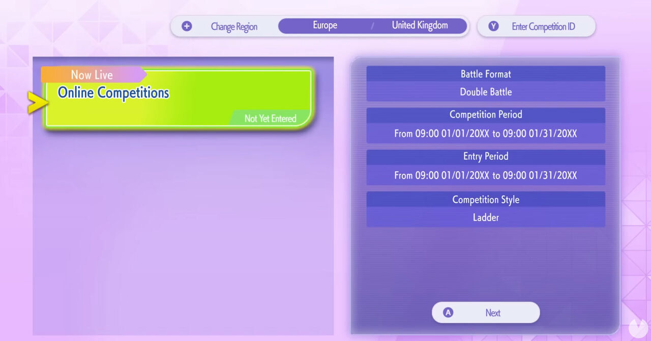 Pok�mon Champions - Online Tournaments mode