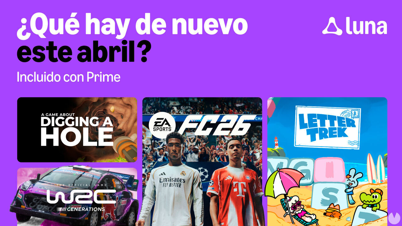 Juegos gratis de Amazon Luna en abril de 2026