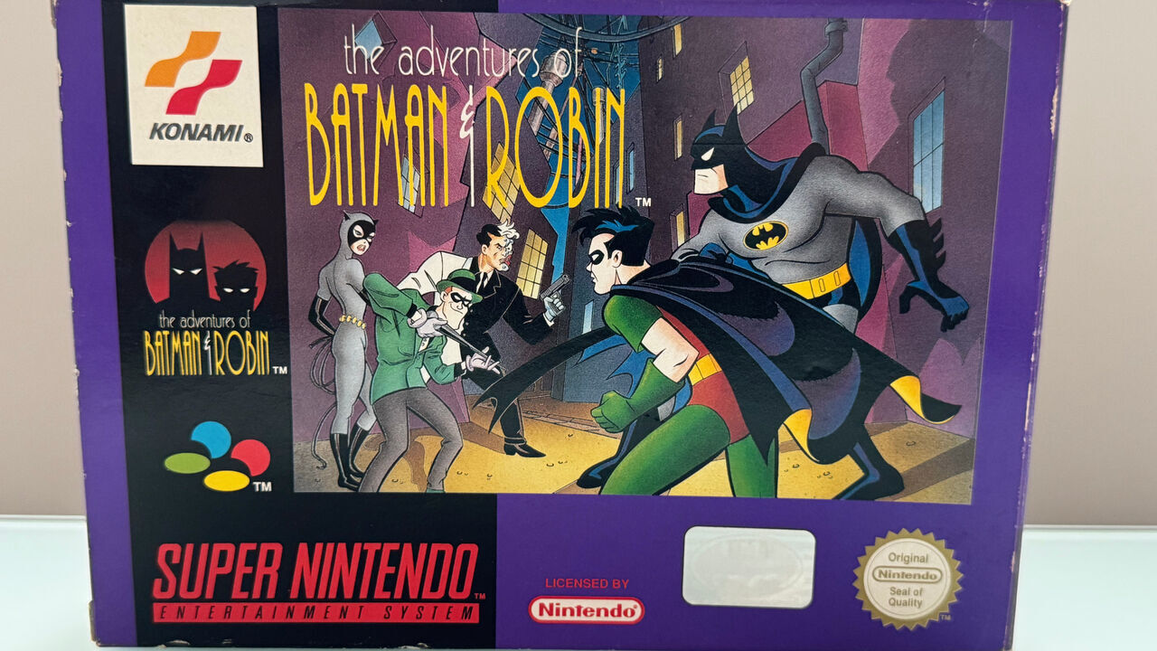 Este juego de Batman para Super Nintendo creado por Konami es de los más caros y valorados por coleccionistas