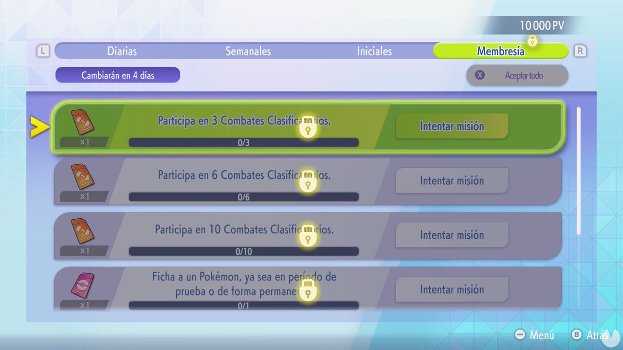 Pok�mon Champions - Membership missions for earning Recruitment Tickets and Training Tickets