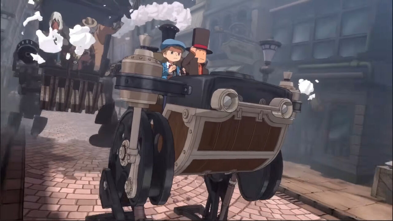 El profesor Layton y el Nuevo Mundo a vapor llegará también a PS5 y PC a finales de año y ofrece nuevos detalles