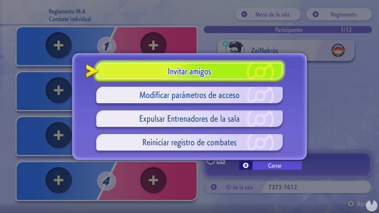 Pok�mon Champions - How to invite friends to a battle room