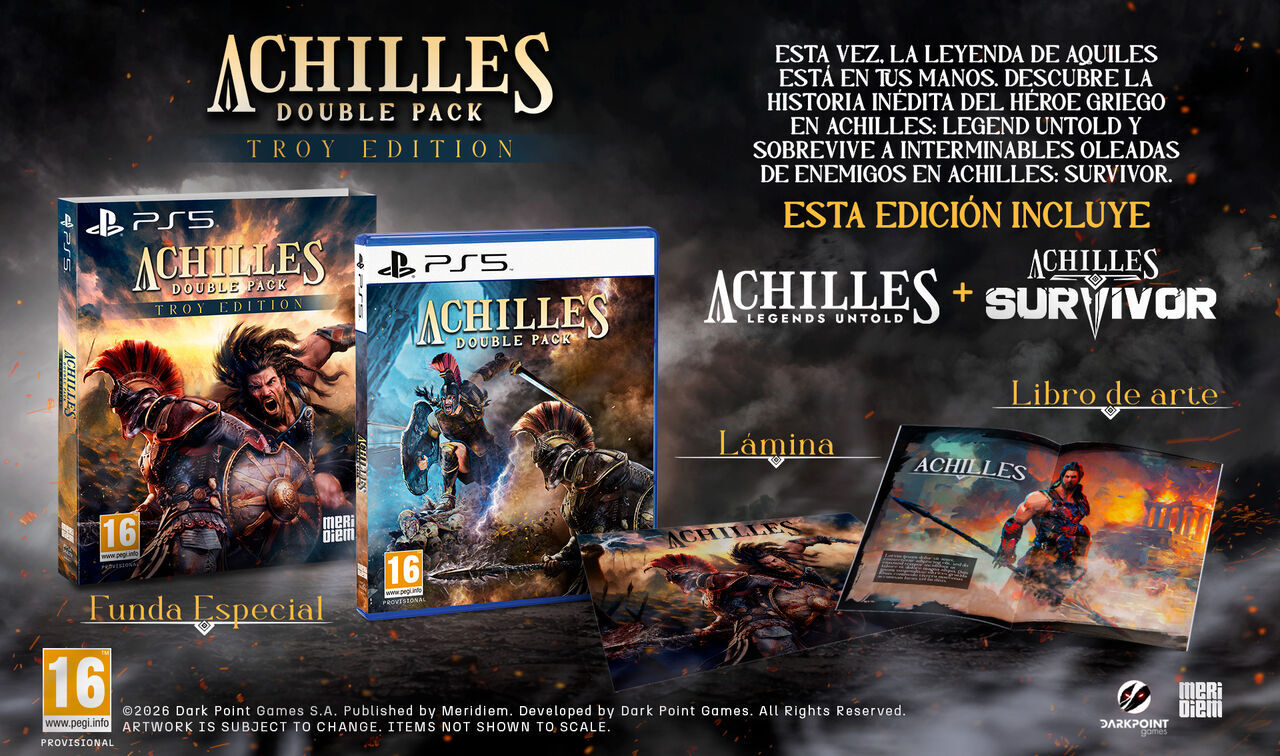 Como un Souls pero de mitología griega: Achilles tendrá edición física para PS5 diseñada por Meridiem