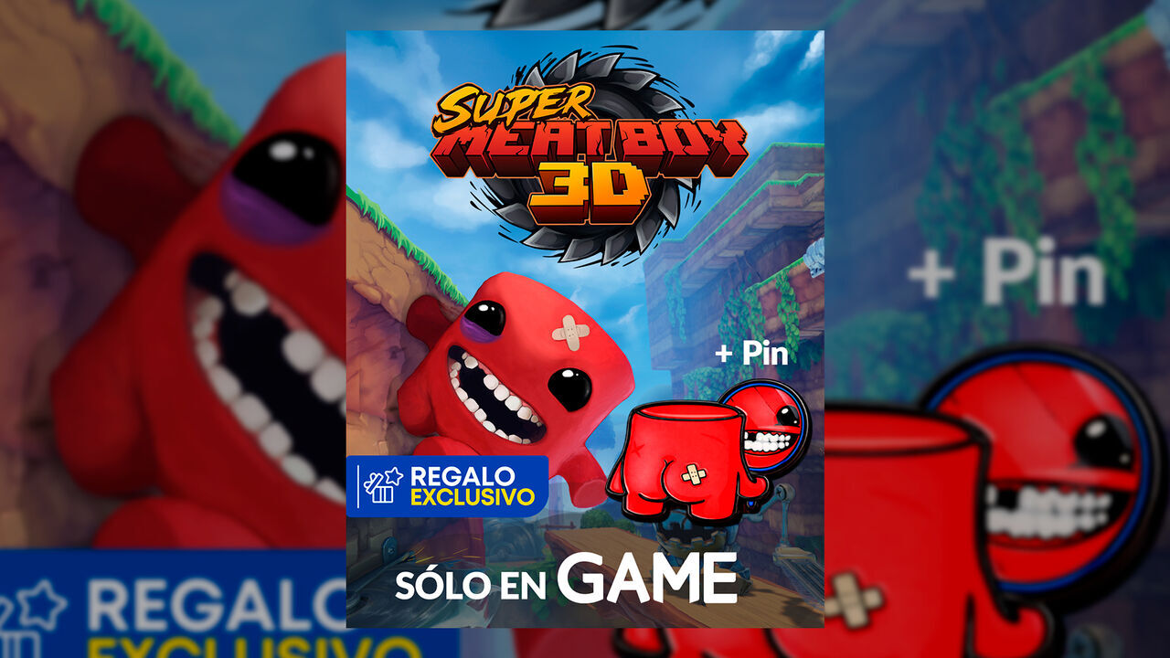 Ya puedes reservar Super Meat Boy 3D en GAME, que incluye un pin exclusivo de regalo