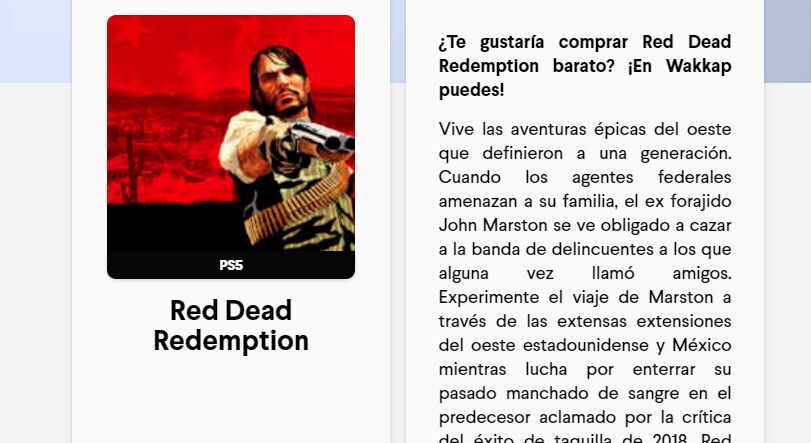 No está anunciado, pero Red Dead Redemption tendría una edición física en PS5: aparece listada en una tienda