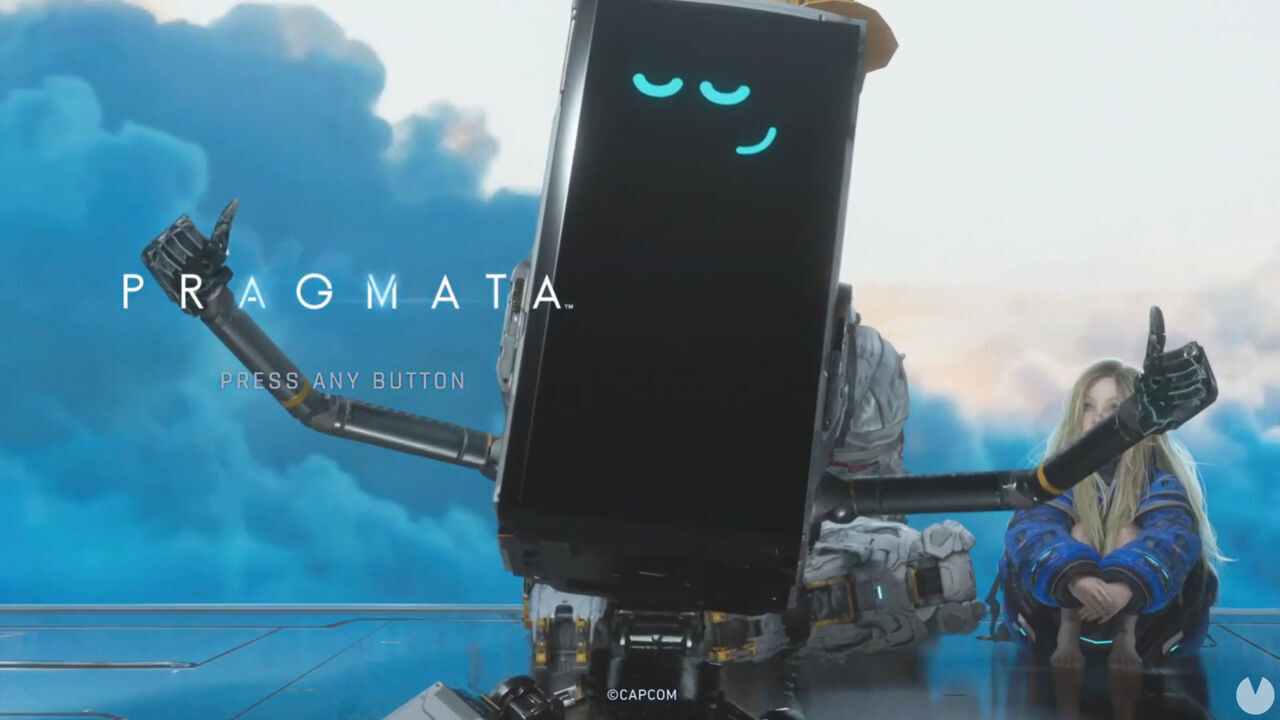 Easter egg de Cabin en el menú principal de Pragmata