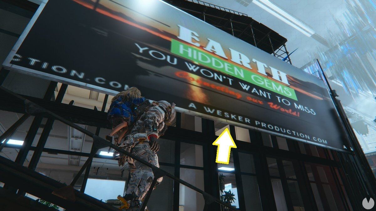 Easter egg de Wesker en Pragmata