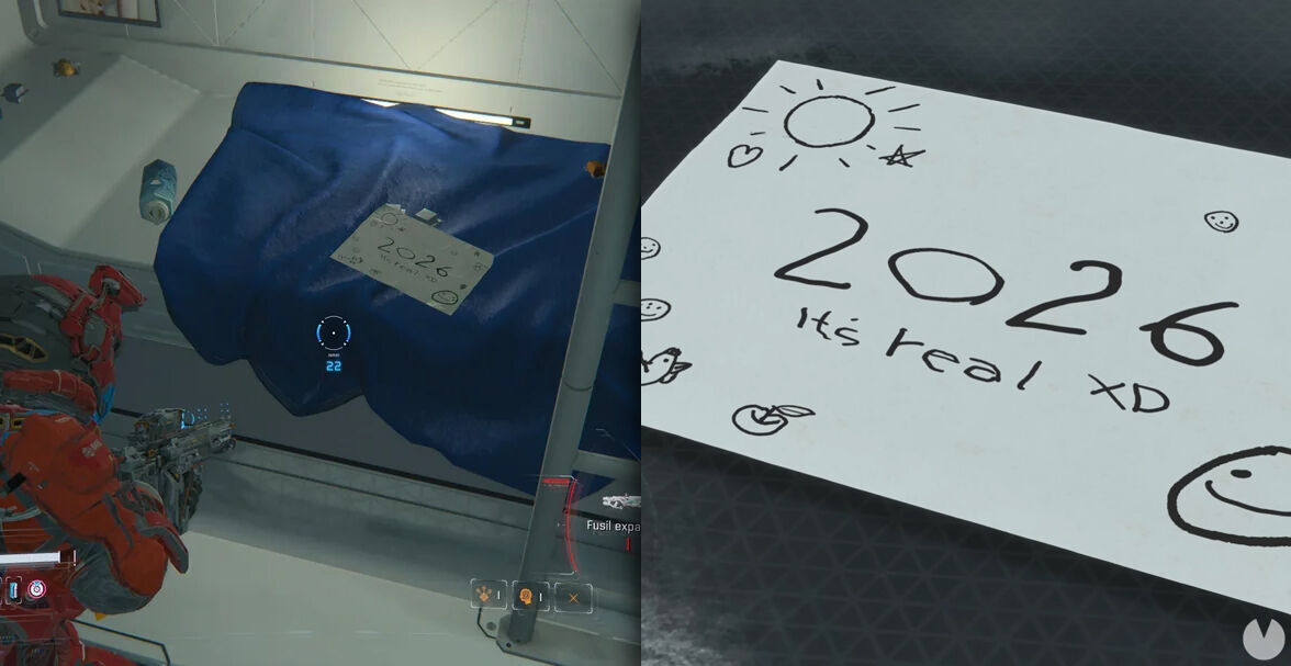 Easter egg en Pragmata del cartel con la fecha de 2026