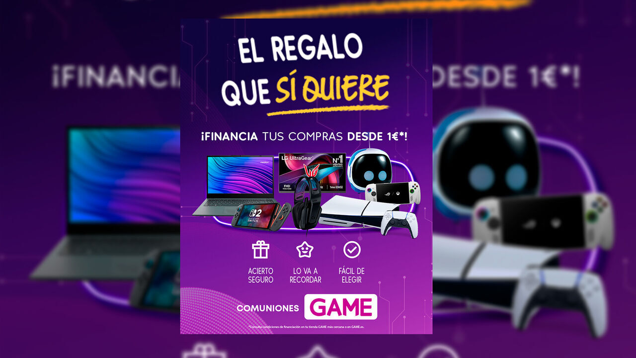 Descubre los mejores chollos para regalar en mayo con el Especial Comuniones 2026 de GAME