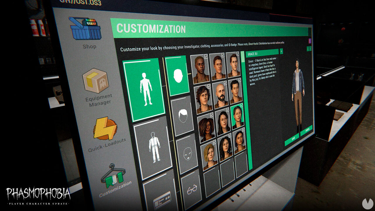 Phasmophobia pone fecha y detalla la actualización que profundiza en las opciones de personalización