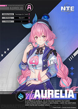 Neverness to Everness - Personaje jugable Aurelia