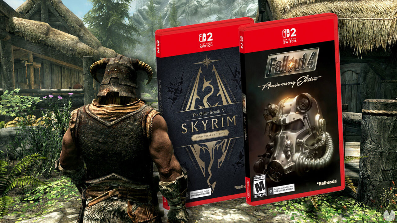 Skyrim y Fallout 4 ya tienen edición 'fisica' para Switch 2, aunque con una pega: no incluyen cartucho